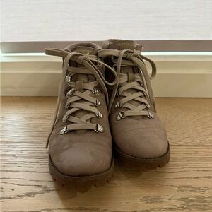 Timberland Taupe Lace-Up Hiking Boots